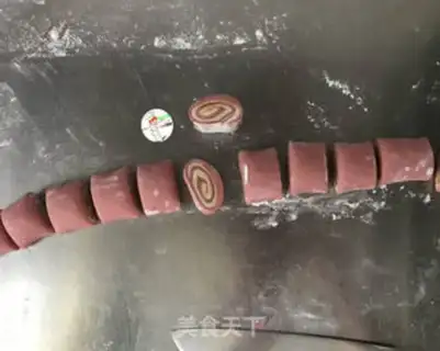 Make Peanut butter, two-coloured buns step 13