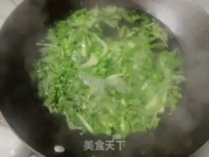 Make Mustard fried rice step 3