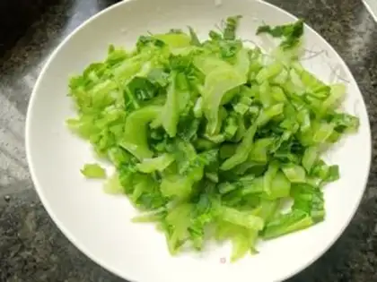 Make Mustard fried rice step 4