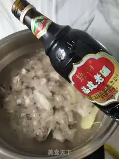 Make Tea mushrooms, duck soup step 5