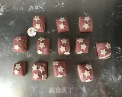 Make Peanut butter, two-coloured buns step 15