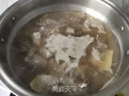 Make Tea mushrooms, duck soup step 6