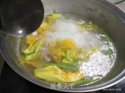 Make Skinny pumpkins boiled river powder step 3