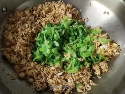 Make Mustard fried rice step 12