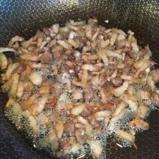 Make ♪ Time and meat and rice ♪ step 9