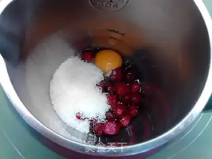 Make Triple cranberry waffles step 1