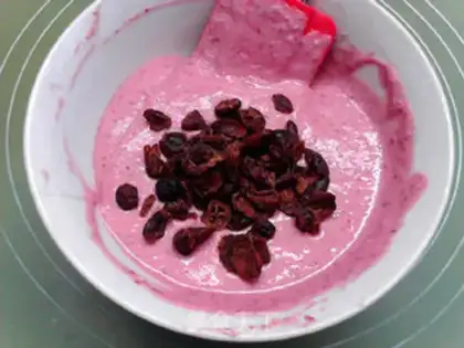 Make Triple cranberry waffles step 6
