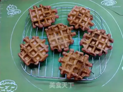 Make Triple cranberry waffles step 12