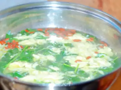 Make ♪ Sprouts of eggs soup ♪ step 3