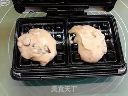 Make Double cranberry waffles step 7