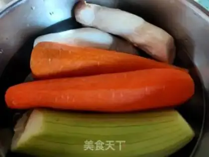 Make Pork abalone carrot bun step 3