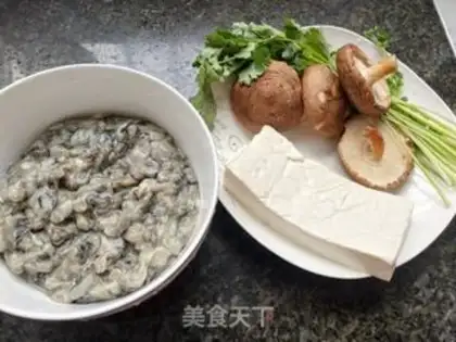 Make Sea turtle tofu soup step 0