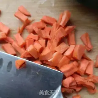 Make The meatloaf is white and the peas are white step 1
