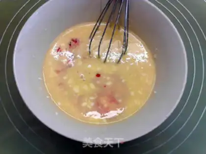 Make Cranberry cheese waffles step 2