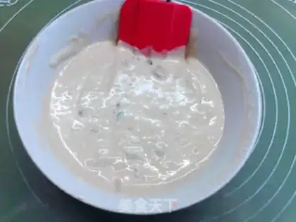 Make Cranberry cheese waffles step 5