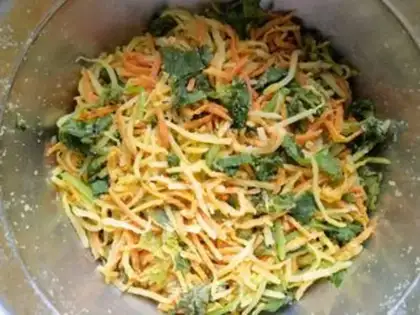 Make Carrot potatoes, celery leaves step 10