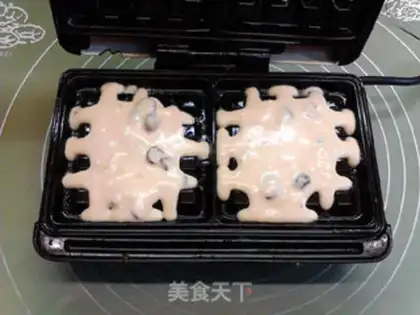 Make Cranberry cheese waffles step 7