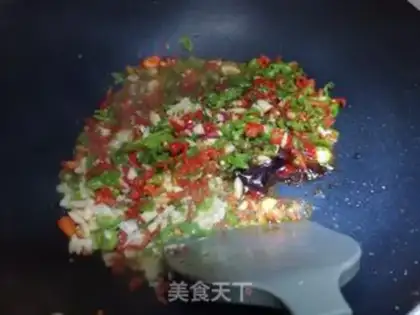 Make Cream peppers and eggs step 4