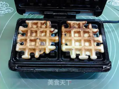 Make Cranberry cheese waffles step 9