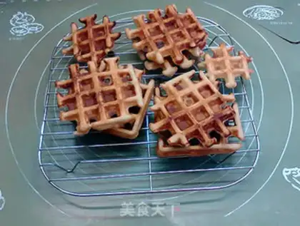 Make Cranberry cheese waffles step 10