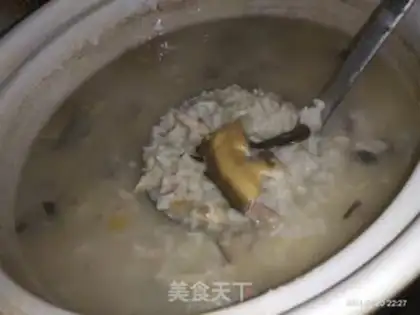 Make Porridge for the poaching fish step 7