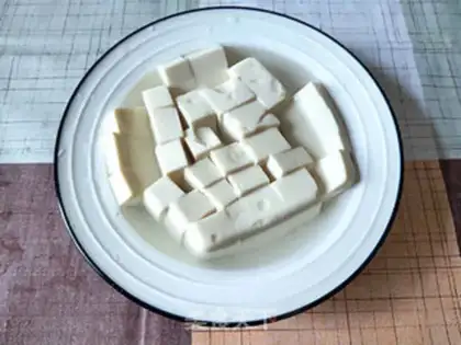 Make Tofu onions step 1