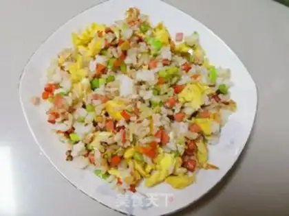 Make Egg fried rice step 6