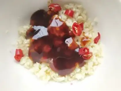 Make Garlic fan steams step 4