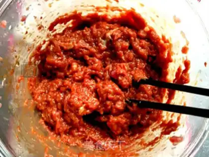 Make Fresh meat buns step 6