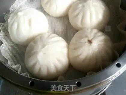 Make Fresh meat buns step 14