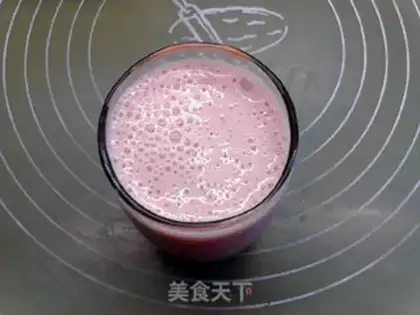 Make Banana cranberry shake step 7