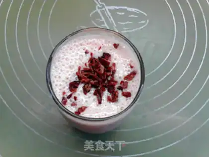 Make Banana cranberry shake step 8