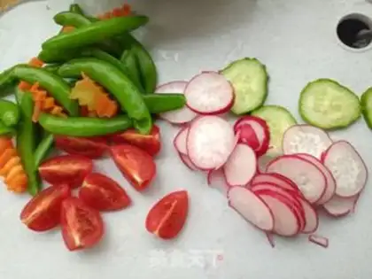 Make Sweet bean shrimp salad step 6
