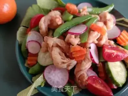 Make Sweet bean shrimp salad step 19