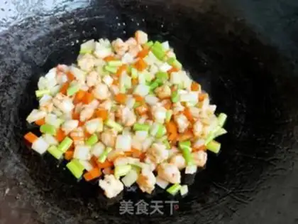 Make Shrimp rice step 5