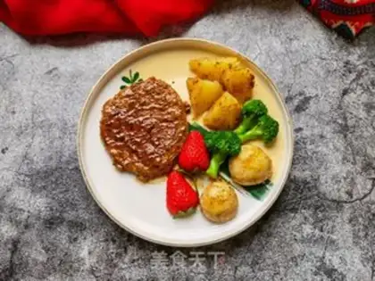 Make Black pepper steak with broccoli step 16