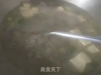 Make ♪ Little cabbage tofu soup ♪ step 5