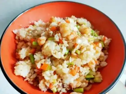 Make Shrimp rice step 9