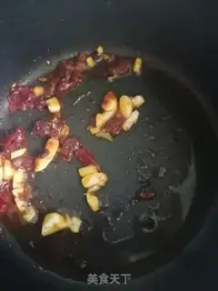 Make Spicy scallops step 1