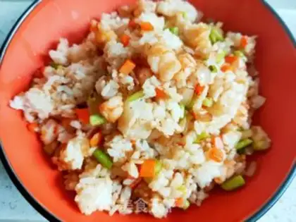 Make Shrimp rice step 11
