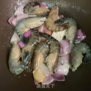Make Curry shrimp step 6