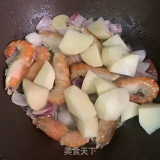 Make Curry shrimp step 7