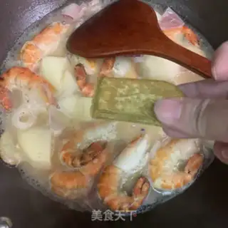 Make Curry shrimp step 9