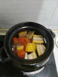 Make Corn steak soup step 2