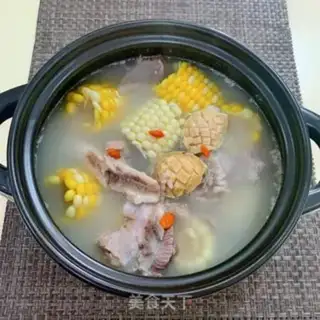 Make Corn abalone bone soup step 10