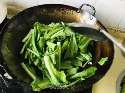 Make Garlic cabbage step 2
