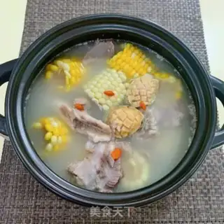 Make Corn abalone bone soup step 11