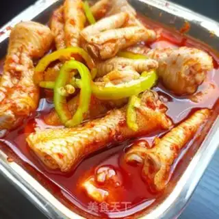 Make Chicken claws with red oil step 20