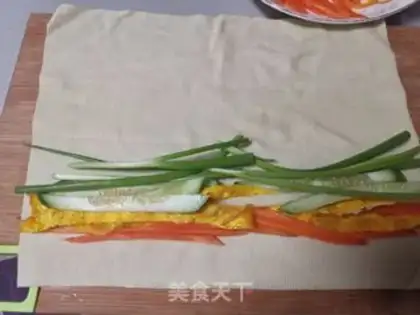 Make A thousand rolls of fresh vegetables step 5