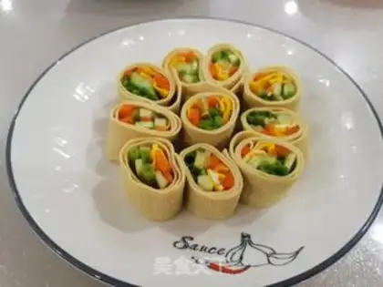 Make A thousand rolls of fresh vegetables step 6